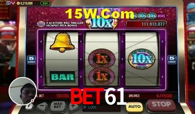 Variedade de jogos na Bet61